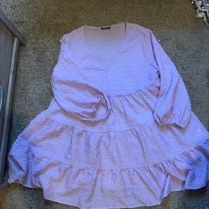 Patterned Lilac Dress XL